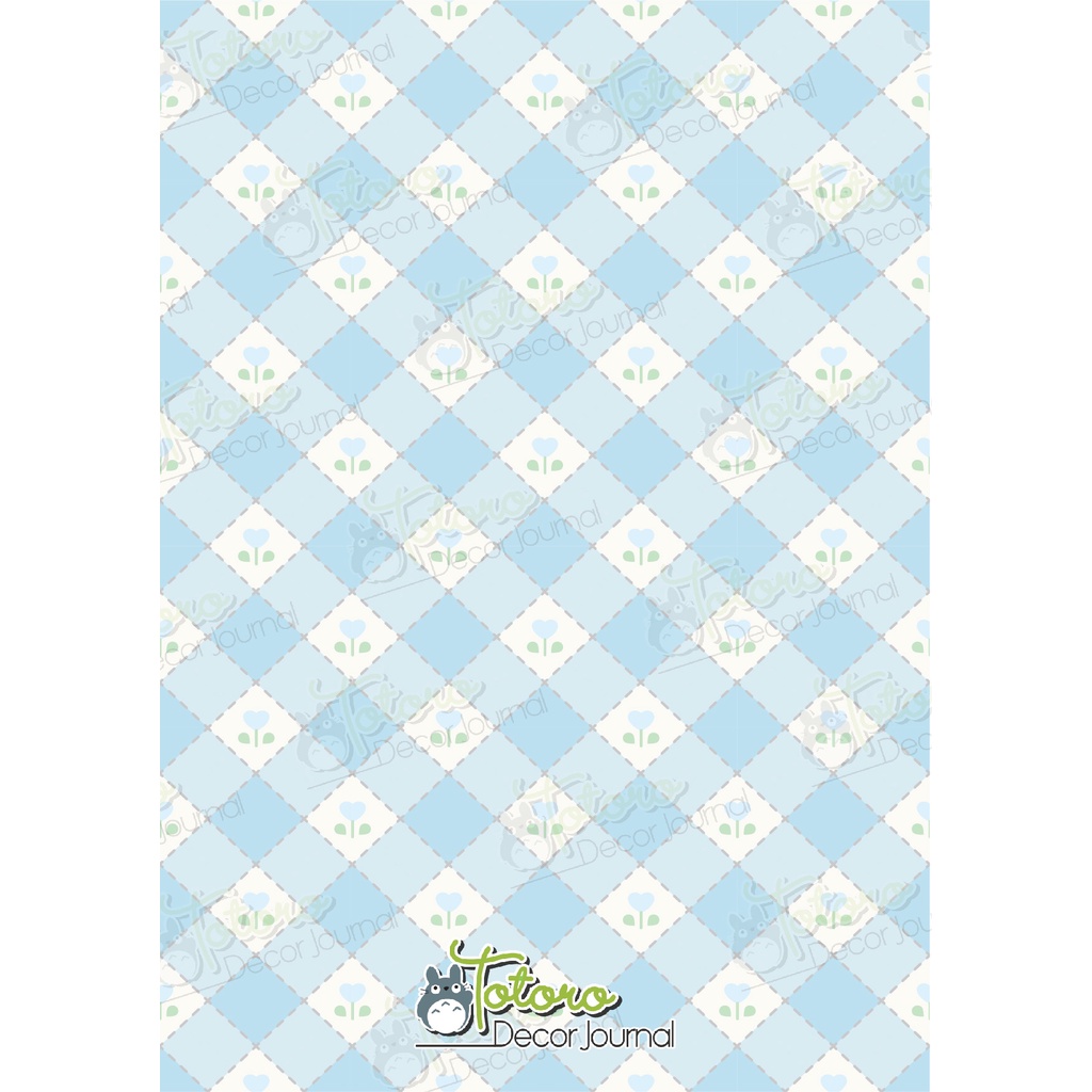 Combo 12 tờ giấy nền gói quà màu hồng và xanh dễ thương