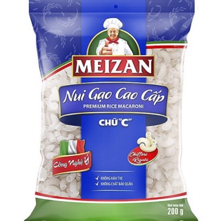 Nui cao cấp chữ C mezian 200 gr (trắng )
