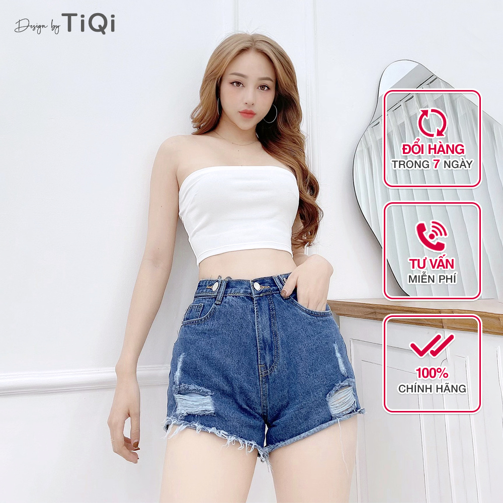 Quần short jean nữ TiQi Jeans S1-457 | BigBuy360 - bigbuy360.vn