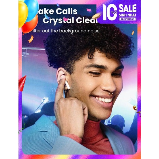 Tai nghe Bluetooth 5.0 TWS UGREEN - Âm thanh Hifi True Wireless 20h Playtime, Hỗ trợ sạc không dây