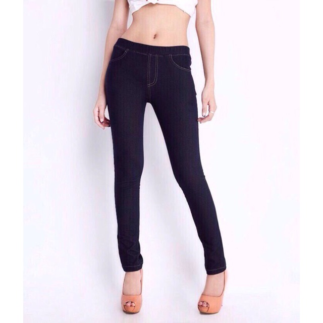 Quần Legging giả bò chỉ nổi