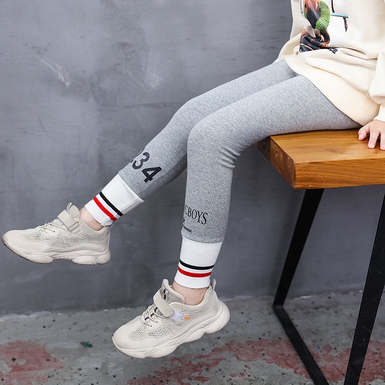 Quần legging giữ ấm thời trang mùa thu đông xinh xắn cho bé gái