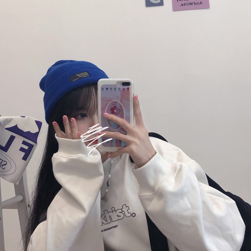 NRVP Áo Thun Tay Dài Oversize In Họa Tiết Phong Cách Hàn Quốc Thời Trang Cho Nam Và Nữ