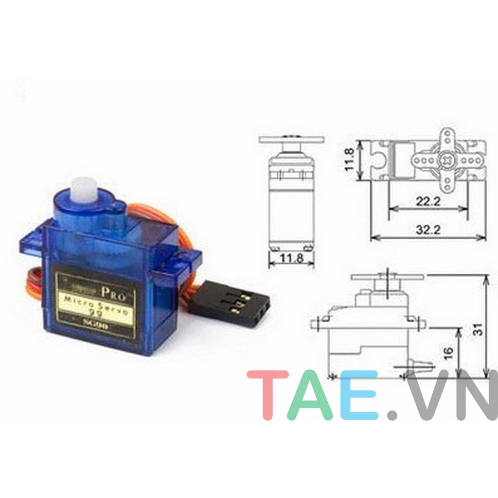 Động Cơ RC Micro Servo 9G