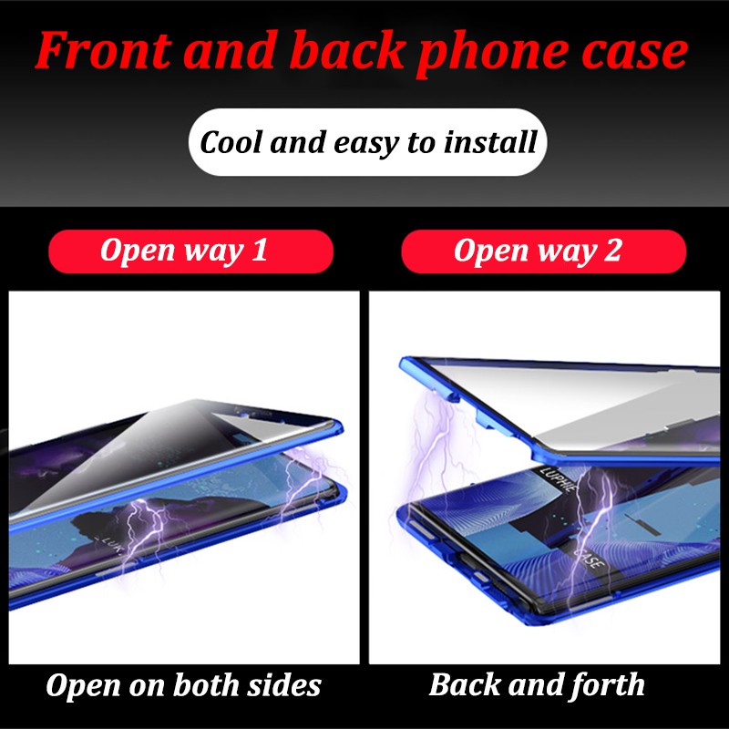 Ốp Lưng Kính Cường Lực Trong Suốt Chống Trầy Cho Oppo Reno Reno2 Z F A94 A93 Reno4F Reno5 A15 A15S 4G 5G CPH2159