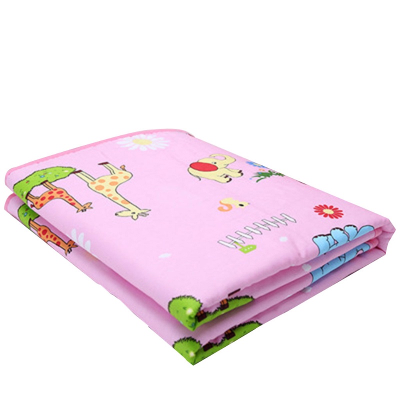 Thảm Lót Cotton Thoáng Khí Chống Thấm Nước Không Rò Rỉ Kích Thước Lớn Có Thể Giặt Sạch Dành Cho Bé Sơ Sinh