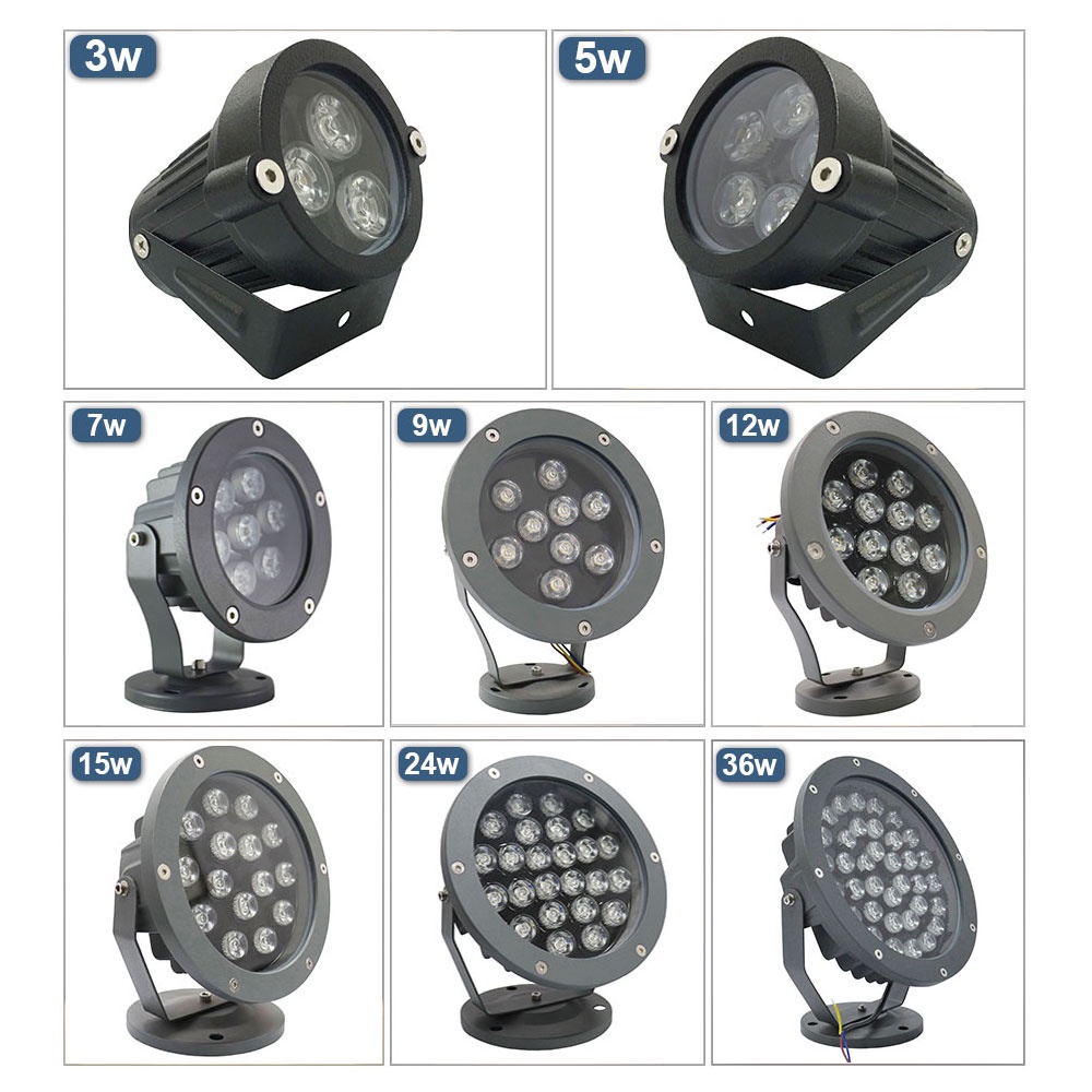 Đèn Led Chiếu Cây, Rọi Cây, Đèn Chiếu Cây Sân Vườn Haledco Công Suất  3W, 5W, 6W, 7W, 9W, 12W, 15W, 18W