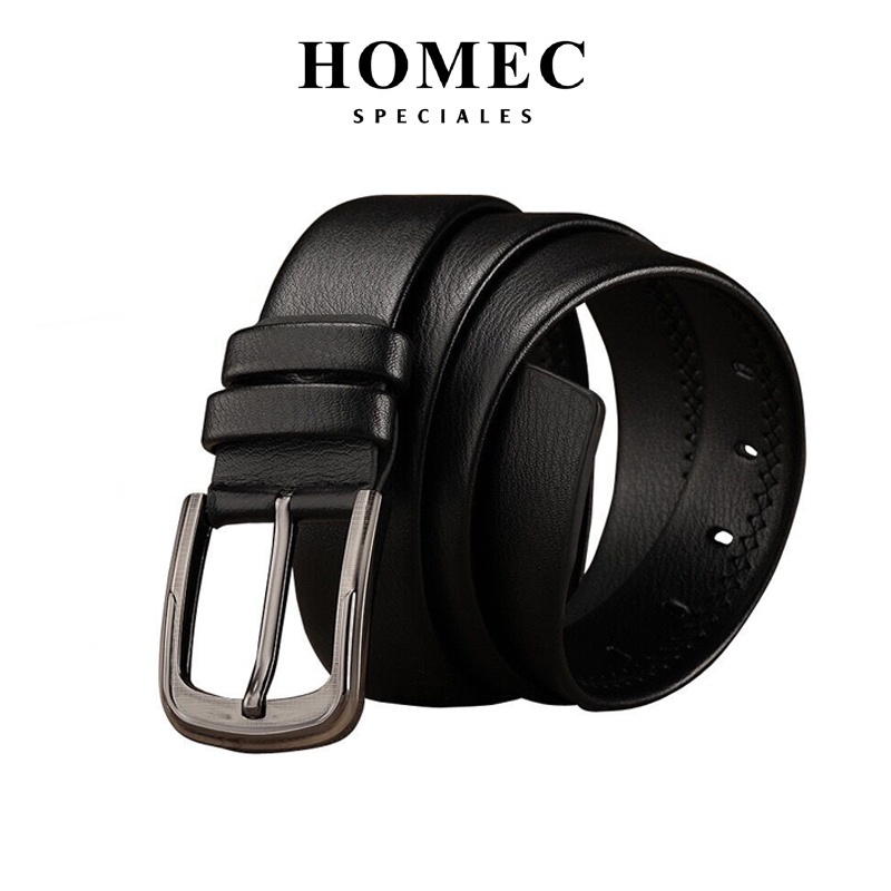 Thắt Lưng Nam Homec 103 Khóa Kim Da Bò Cao Cấp Thời Trang Hàn Quốc - Homec
