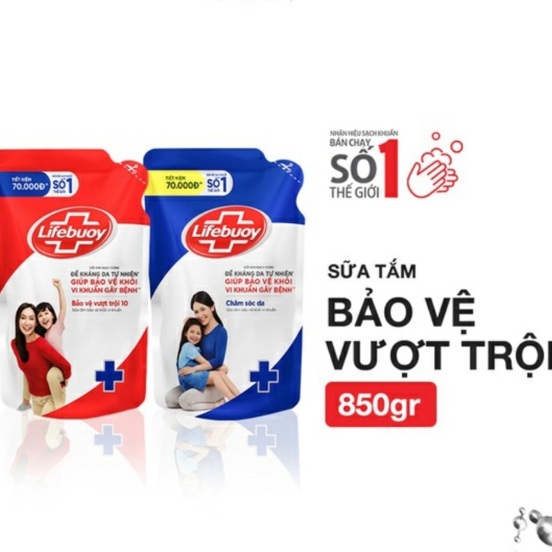 ( DATE T8/2023) Sữa Tắm Lifebuoy Dạng Túi