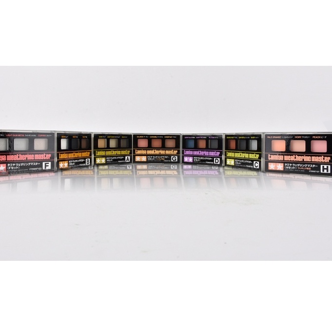 87080 Bộ tạo hiệu ứng mô hình TAMIYA WEATHERING MASTER B SET (SNOW/SOOT/RUST) - GDC