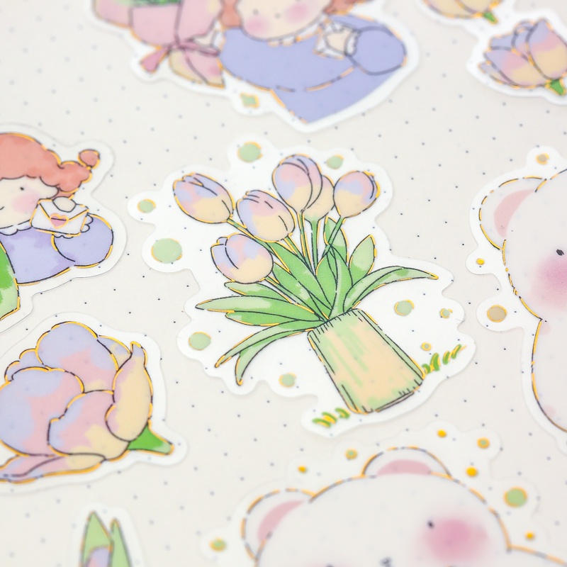 Miếng Dán Trang Trí Bằng PVC Hình Cây Cỏ 4 Kiểu Sáng Tạo DIY