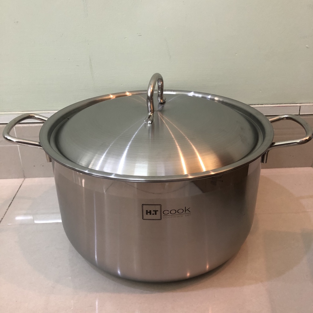 Bộ nồi inox cao cấp HT Cook và xửng hấp cao cấp 28 cm