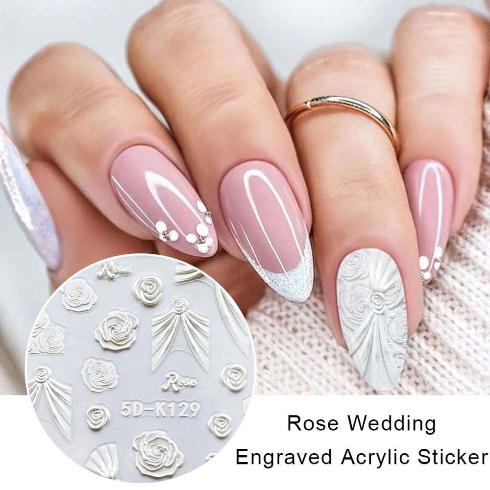 Hộp Phụ Kiện Trang Trí Móng Tay Nghệ Thuật 5D DIY Thời Trang