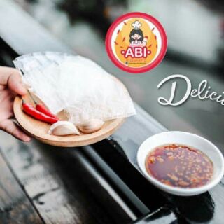 Bánh tráng abi Sate
