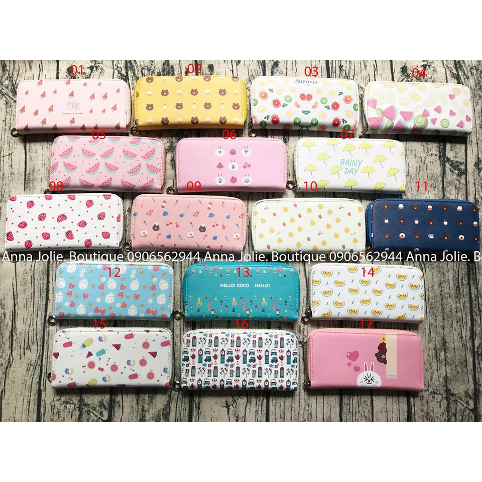 Ví dài hoạt hình, trái cây | BigBuy360 - bigbuy360.vn