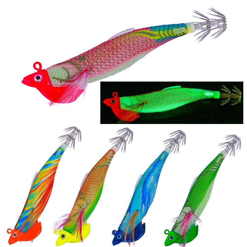 Con Mực Giả 3.5Mm Dùng Trang Trí Độc Đáo#Mồi Câu Cá Giả Hình Tôm Bằng Gỗ