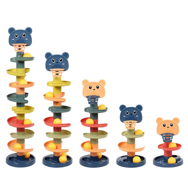 Đồ chơi tháp bóng lăn vui nhộn giáo dục sớm dành cho bé