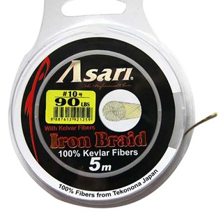 DÂY CỘT LƯỠI CÂU JIG ASARI IRON BRAID 5M (RUỘT DÂY RỖNG - KHÔNG LÕI)