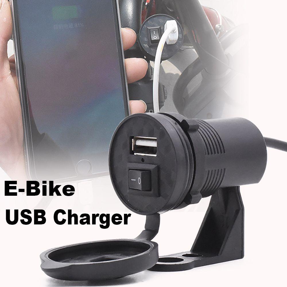 Vỏ Bọc Tay Lái Xe Đạp Điện Chống Bụi Thông Dụng Cổng Sạc USB