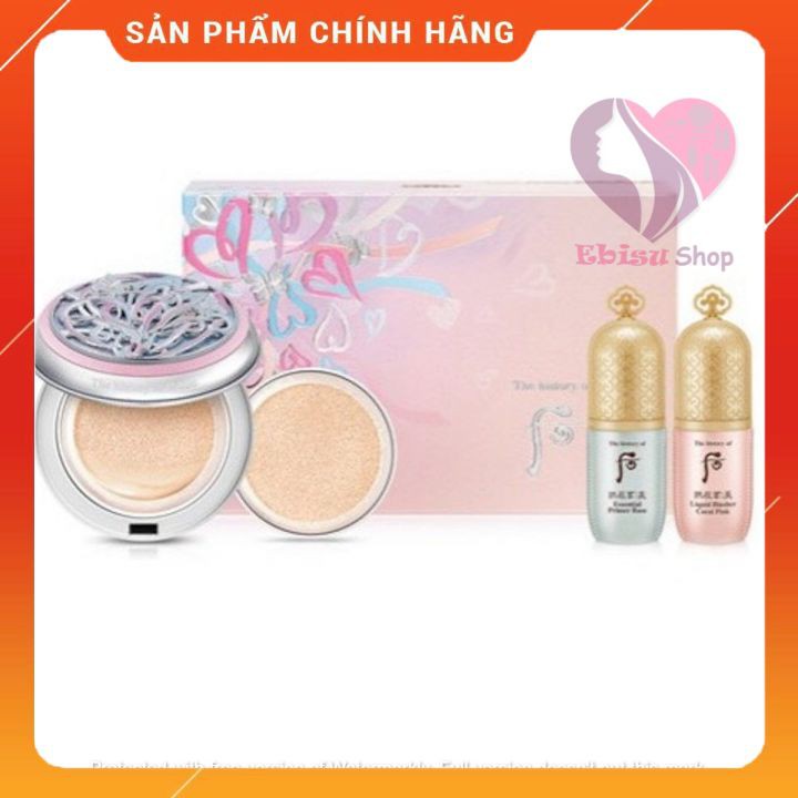 [Hàng công ty] SET PHẤN NƯỚC WHOO RADIANT WHITE MOISTURE CUSHION FOUNDION SPECIAL SET