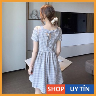 [Hàng Cao Cấp] ĐẦM XÒE CARO SIÊU XINH