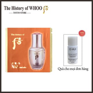 [30 gói] Kem nền Whoo Essence Radiant Foundation che khuyết điểm