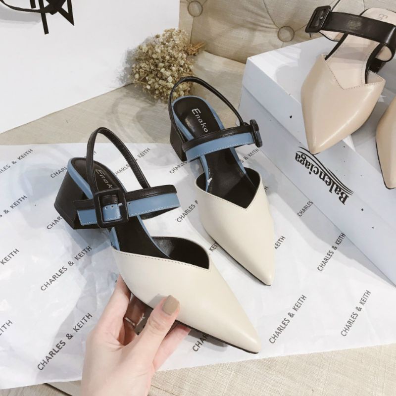 T(ẢNH THẬT) Sandal 5p Quai Khoá Da Mềm Êm Siêu Xinh No Box Cao Cấp