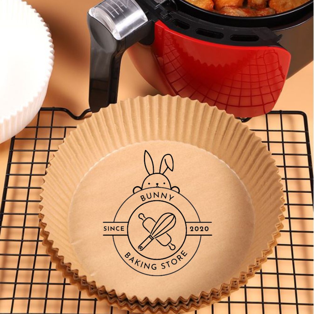 Giấy nến lót nồi chiên không dầu  set 50 cái
