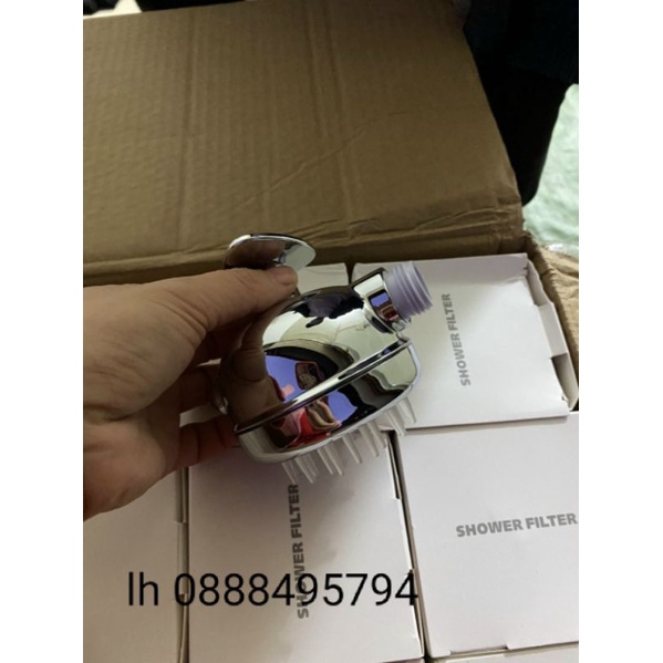 PM Vòi Hoa Sen Tăng Áp Kèm Lược Massage Da Đầu