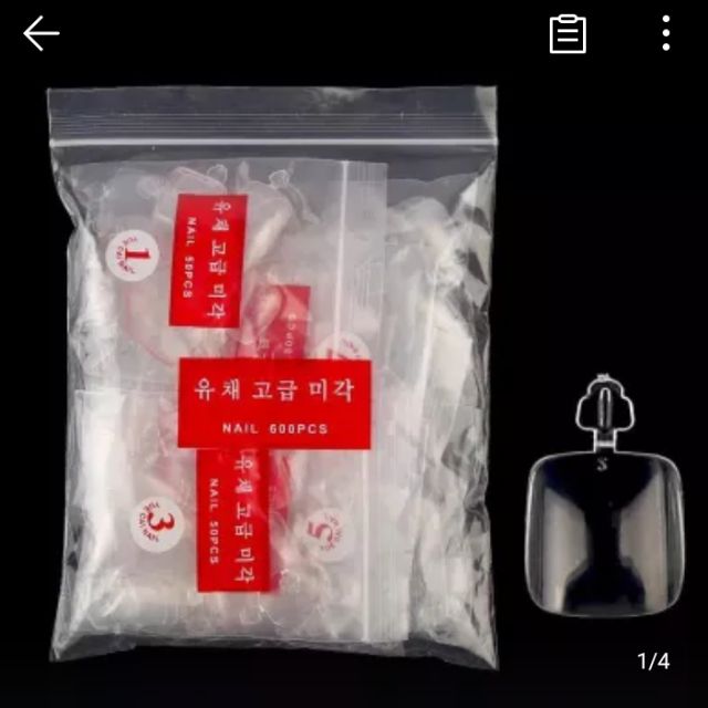 Móng chân giả trong