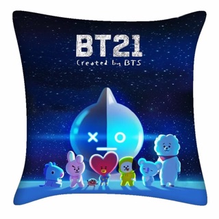 Gối vuông BT21 in 2 mặt