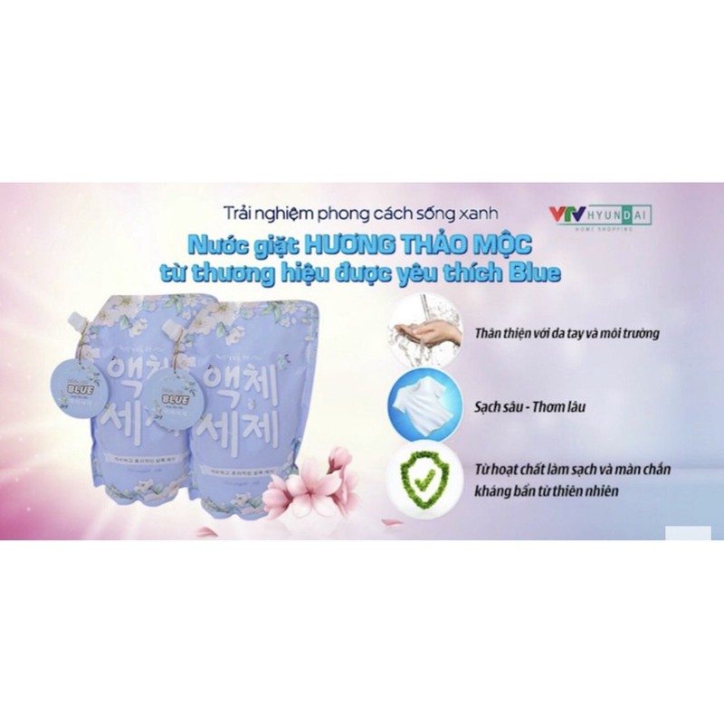 2túi Nước giặc cao cấp Blue 4kg