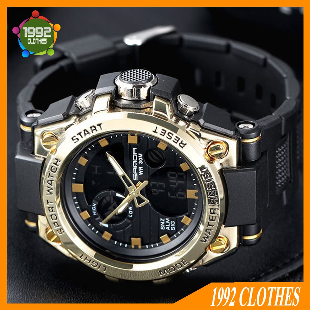 Đồng hồ thể thao nam cao cấp - Đồng hồ thể thao nam sport watch Sanda 739 kiểu dáng trẻ trung năng động