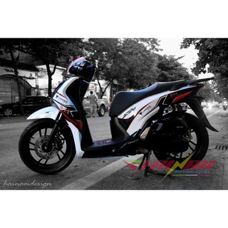 Tem Trùm SH Trắng Đỏ Đơn Giản