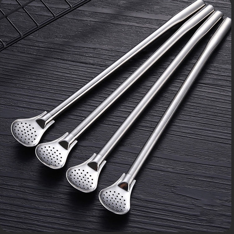 Ống Hút Bằng Thép Không Gỉ 304 Cao Cấp Kèm Cọ Vệ Sinh