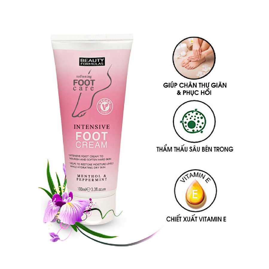 Kem dưỡng da chân Beauty Formulas (100ml) | BigBuy360 - bigbuy360.vn