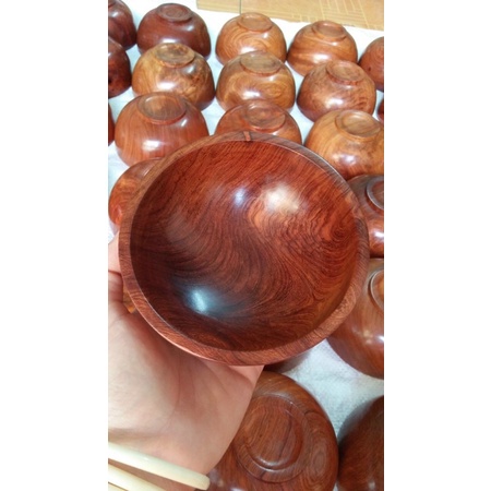 Bát gỗ hương ta hàng tuyển kích cỡ 11,5x5,5 cm