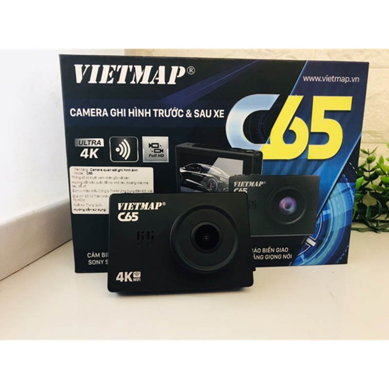 Cam hành trình Vietmap C65 cam kết hàng chính hãng, bảo hành 12 tháng