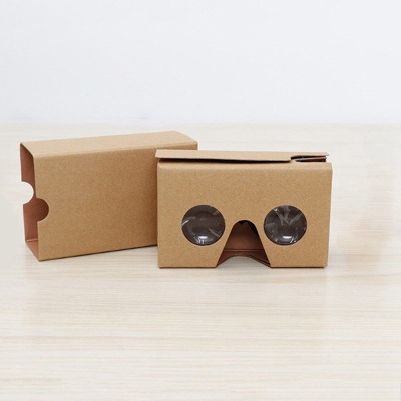 2PCS 3D Glasses for Google Cardboard V2 VR 4.5-6 Inch Smartphone N7VN