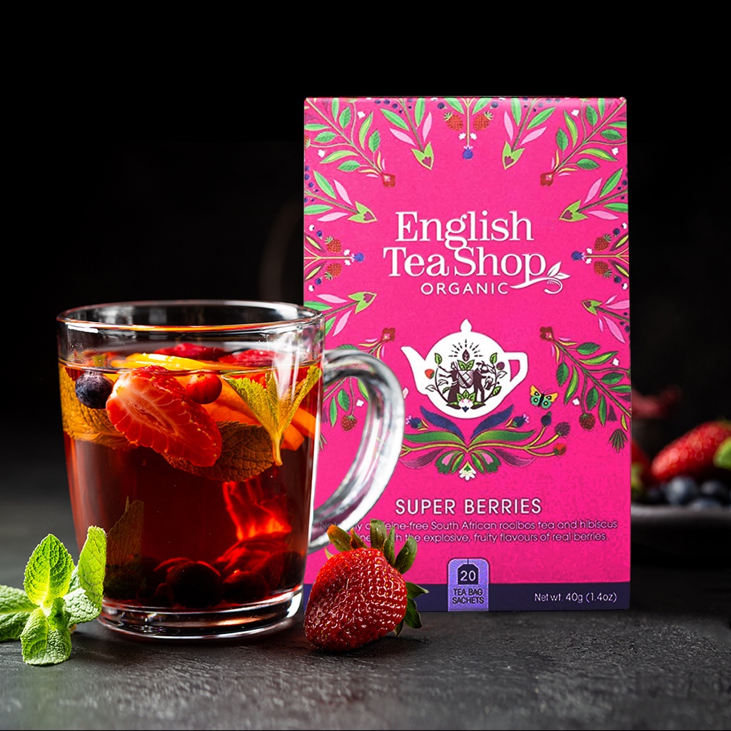 Trà túi lọc hữu cơ organic English Tea Shop (hàng Anh) nhiều vị