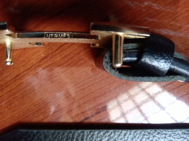 Thắt lưng nam Hermès đầu hoa văn bản 3,5cm. Hàng si tuyển Ý, Nhật, Ấn Độ