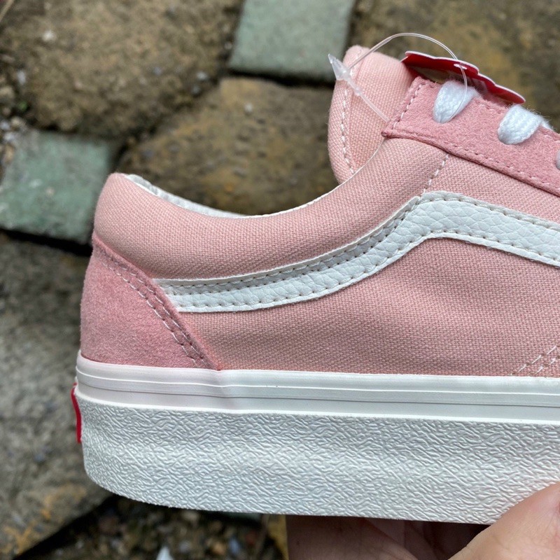 Giày Vans hồng phấn full vault cao cấp