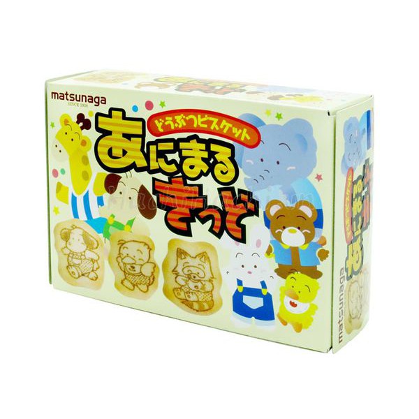 Bánh Quy Hình Thú Matsunaga Nhật Bản 35g Cho Bé Ăn Dặm 9M+