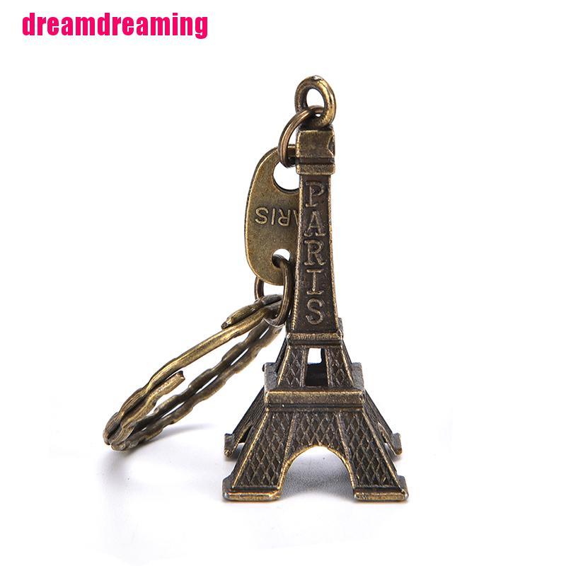 Móc Khóa Hình Tháp Eiffel Phong Cách Retro