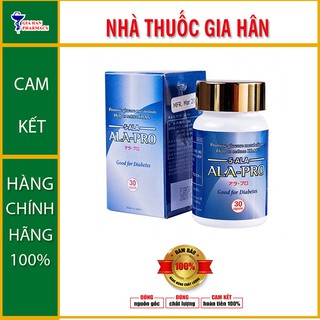 Thực phẩm chức năng hỗ trợ người tiểu đường Ala-Pro lọ 30 viên