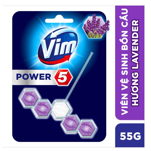 Viên Treo Bồn Cầu Vim Hương Hoa Oải Hương 55g