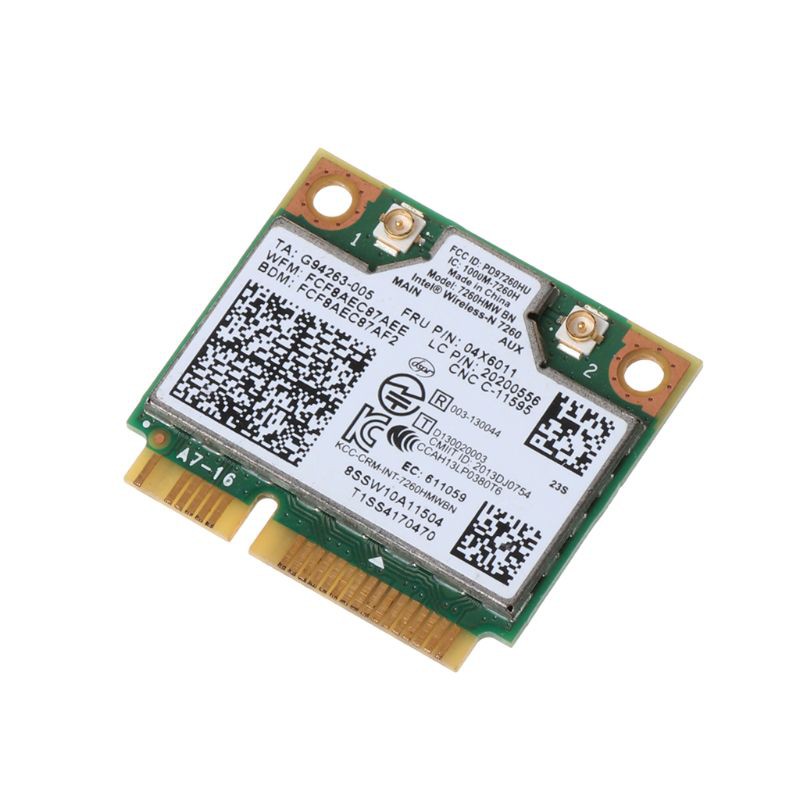 Linh kiện Intel không dây 7260ngw Bluetooth 4.0 bn WLAN 300M 04x6011 04w3815 cho Lenovo ThinkPad