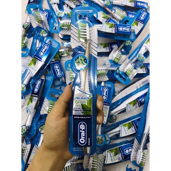 BÀN CHẢI ĐÁNH RĂNG ORAL-B PRO HEALTH GREEN TEA CỦA MỸ-1 cây