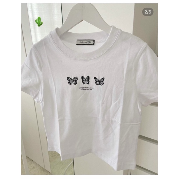 Áo thun croptop thêu PC alohashop91