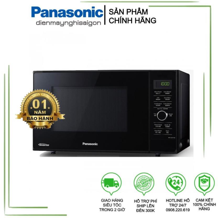 [Chính hãng - Bảo hành 1 năm] Lò vi sóng inverter có nướng Panasonic PALM-NN-GD37HBYUE (23L)